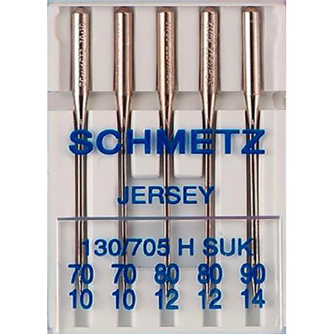 Иглы для джерси №70-90 Schmetz 130/705H-SUK 5 шт