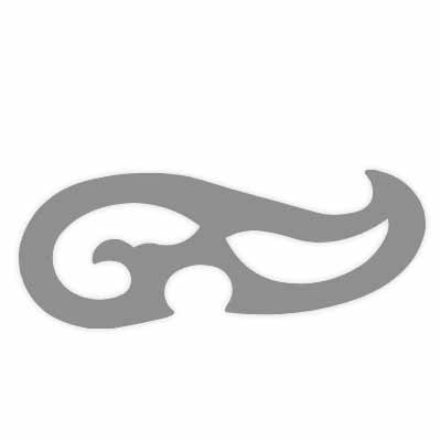 Лекало прозрачное пластиковое №3-7