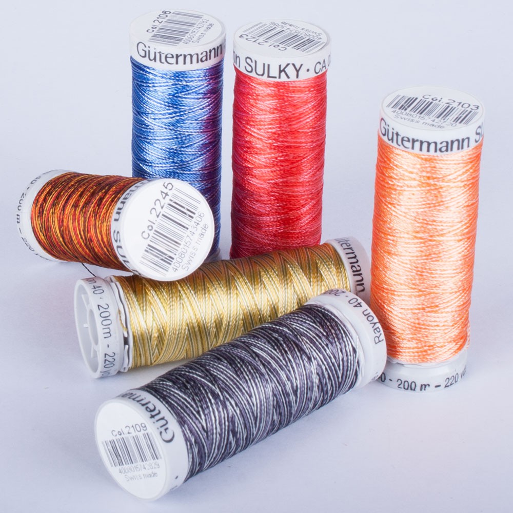 Gütermann Rayon №40 200м  Вышивальные нитки из вискозы