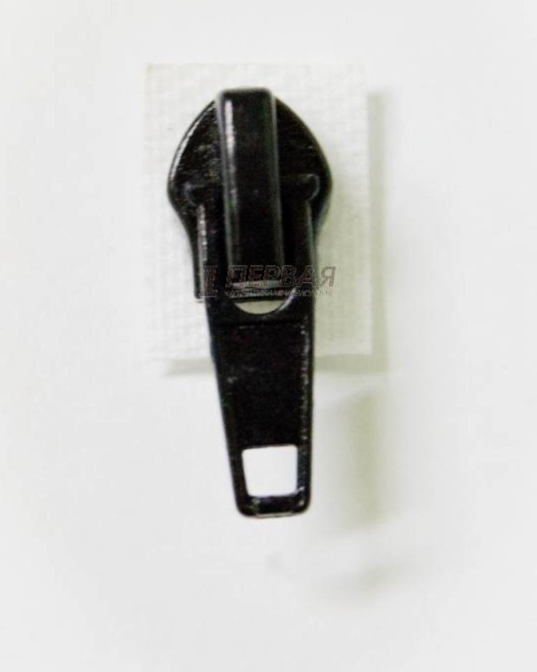 Бегунок для витой молнии № 8, сапожный, черный, 0294-1001