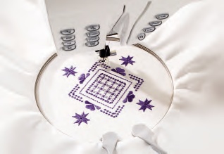 Пяльцы круглые с пружиной Spring 100х100 мм