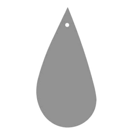 Лекало прозрачное пластиковое "КАПЕЛЬКА"