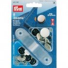 Кнопки "Jeans" серебристый 17мм (8шт) 622240