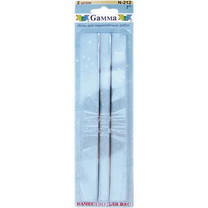  Иглы для шитья ручные "Gamma" для переплет. работ 7" N-212 в блистере 2 шт.