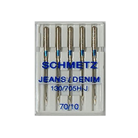 Иглы для джинсы №70 Schmetz 130/705H-J 5 шт