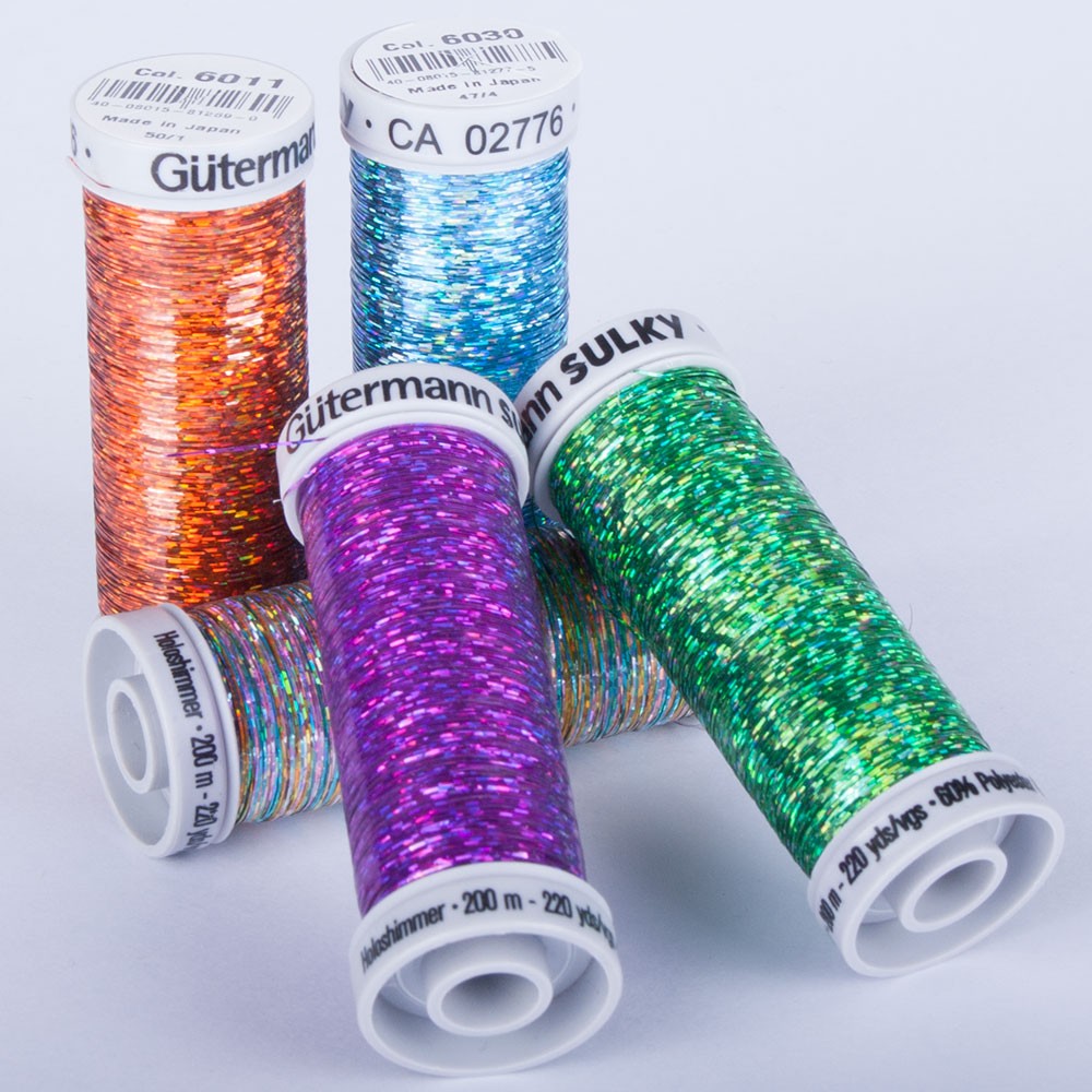 Gütermann Metallic Holloshimmer №160 200м - Вышивальные нитки-металлик с голографическим эффектом