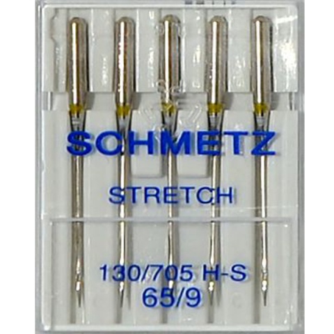 Иглы для эластичных материалов №65 Schmetz 130/705H-S 5 шт