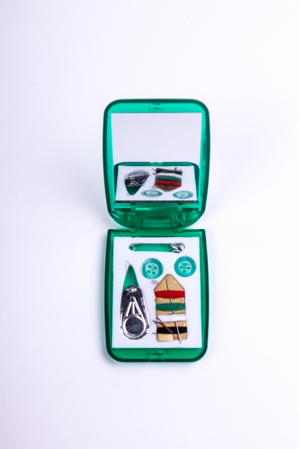 Набор дорожный зеленый с зеркальцем  Артикул: 0340-6122