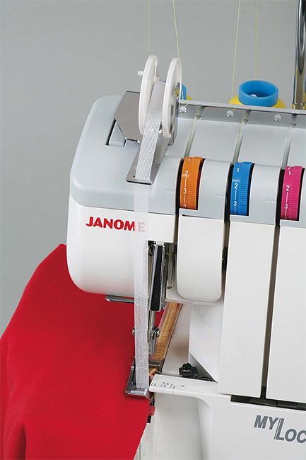 Лапка с направляющим барабаном для пришивания ленты, тесьмы 200-204-208 (202-033-004)