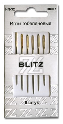 BLITZ для рукоделия HN-32 300Т1 блистер 6 шт.