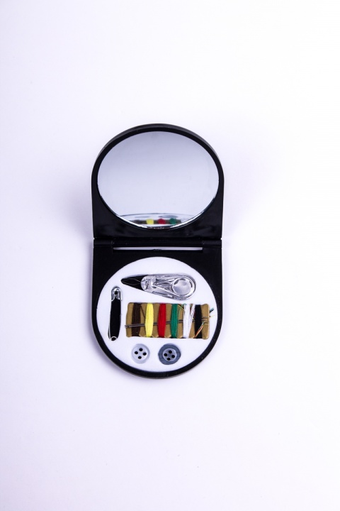 Набор дорожный черный с зеркальцем