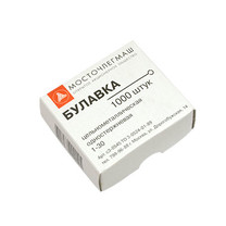 Иглы для закал. 1-30 30 мм сталь в картонной упаковке 1000 шт никель