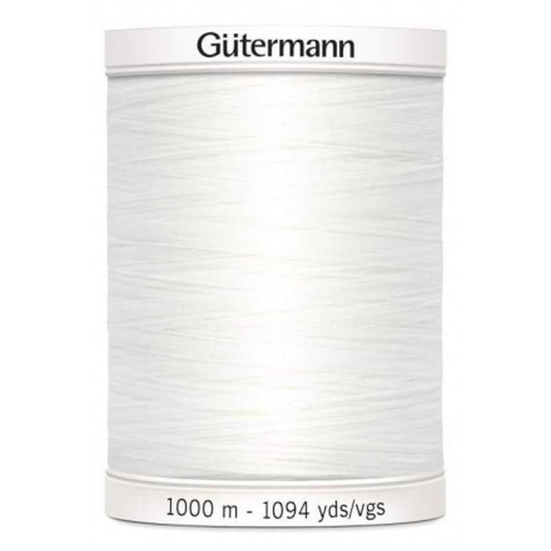 Нитки Gutermann Bobbin №150 1000м Нижняя (шпульная) вышивальная нить