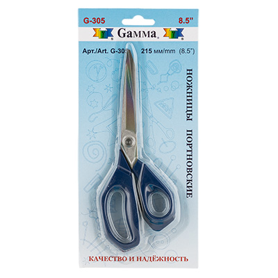  Ножницы "GAMMA" G-305 портновские в блистере 240 мм.