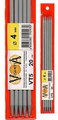 спицы носочные Visantia VT5 20см, D 2 мм.