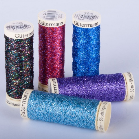 Gütermann Metallic Effect №90 50м - Нитки-металлик с люрексом