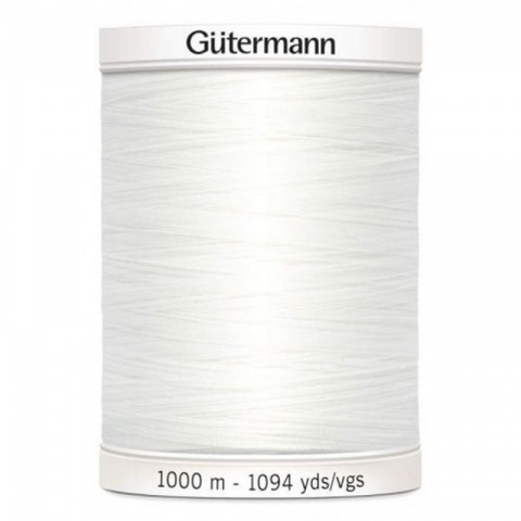 Нитки Gutermann Bobbin №150 1000м Нижняя (шпульная) вышивальная нить
