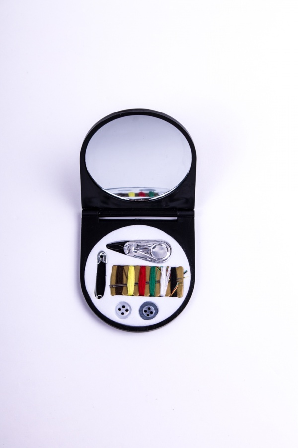 Набор дорожный черный с зеркальцем  Артикул: 0340-6043