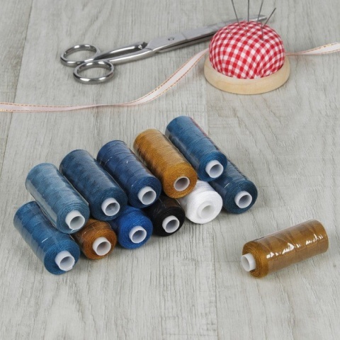 Швейные нитки (полиэстер) 20s/2 "Gamma" / "Micron" 200 я 183 м