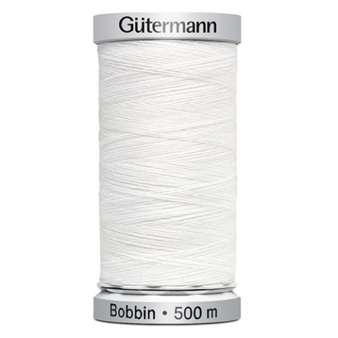 Нитки Gutermann Bobbin №150 500м Нижняя (шпульная) вышивальная нить